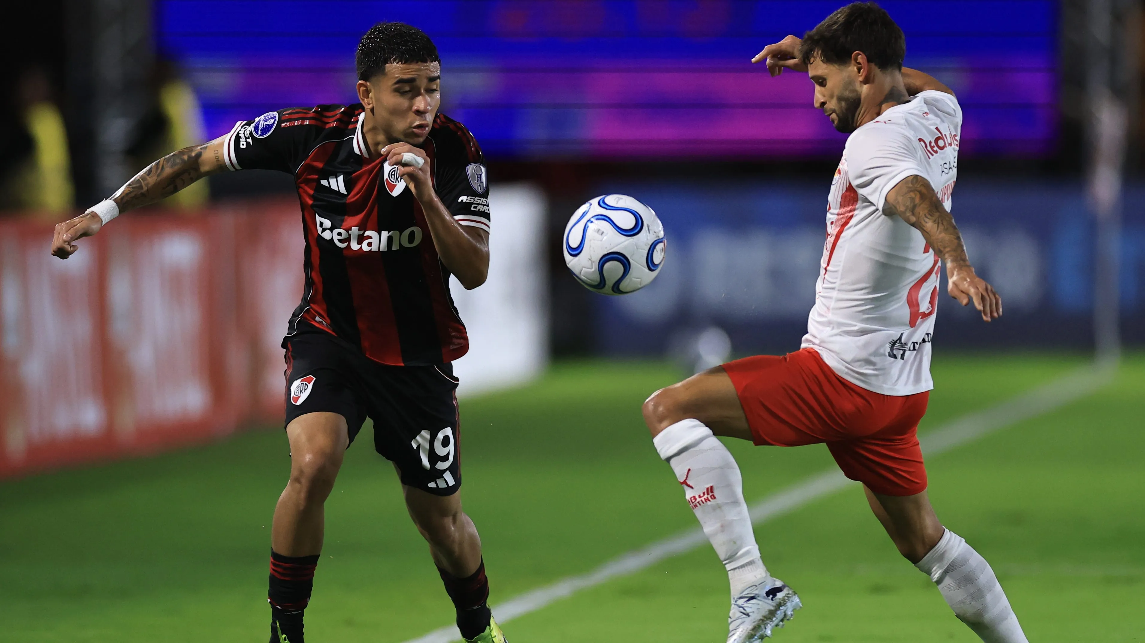 River le ganó 1-0 a Bragantino en la fecha 3, en el partido disputado en Brasil.