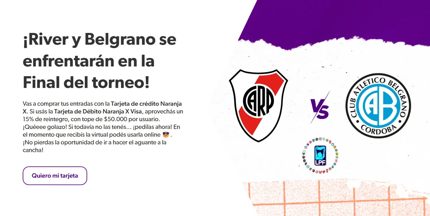 River buscará el título del Apertura frente a Belgrano en el Kempes. (Naranja X)