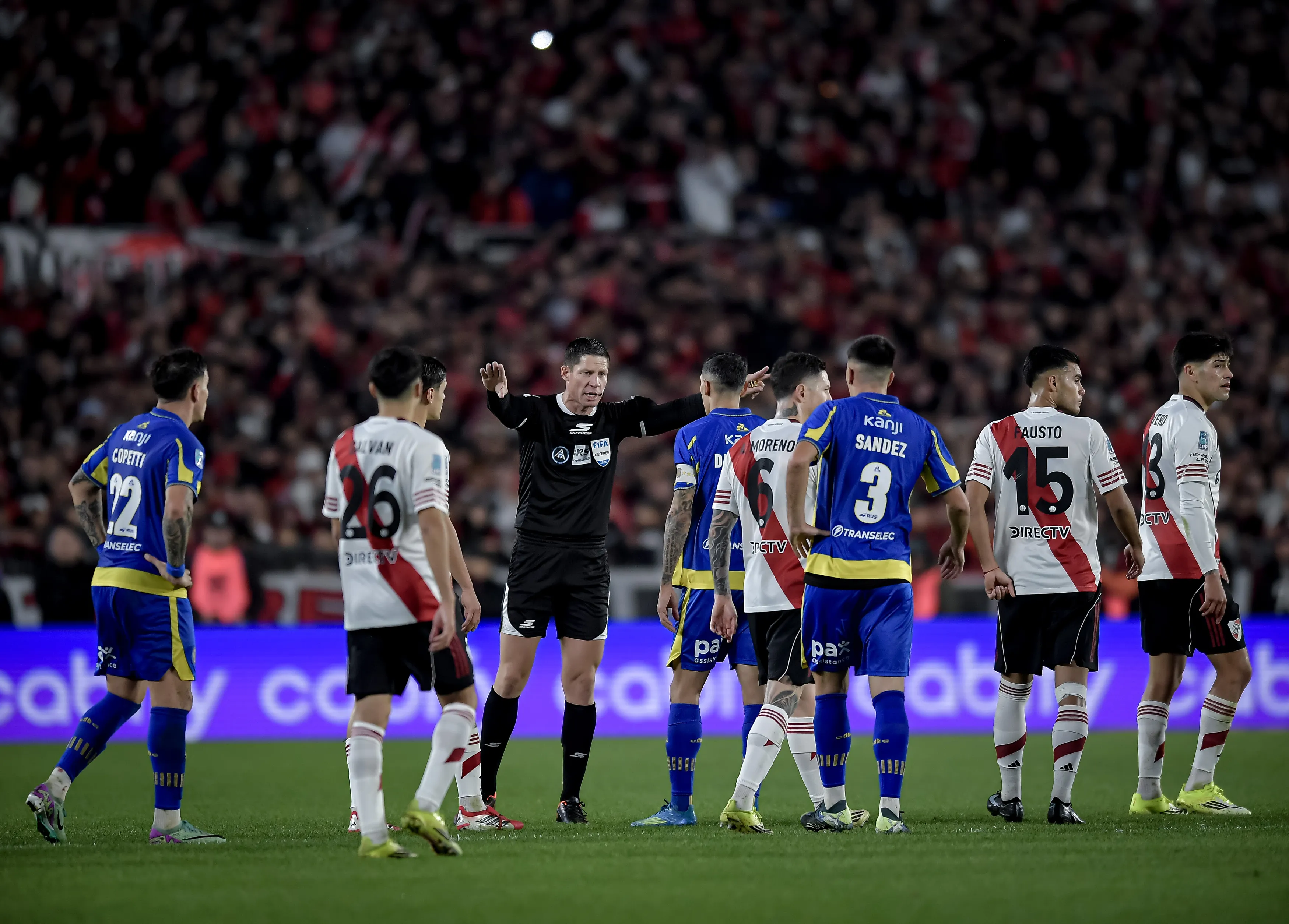 Ramírez estuvo el sábado pasado en el Monumental para River vs. Rosario Central.