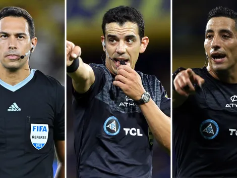 Los tres árbitros candidatos a dirigir la final entre River y Belgrano