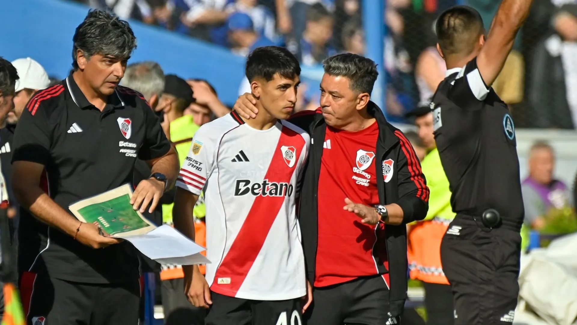 Agustín Obregón debutó en el 0-0 vs. Vélez, en noviembre del año pasado.