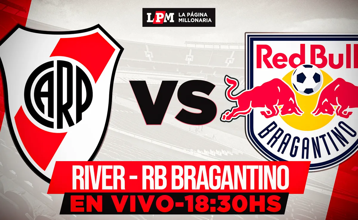 River vs. Bragantino EN VIVO: a qué hora juegan, canal de TV y transmisión gratis minuto a minuto por la Sudamericana