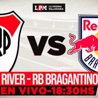 River vs. Bragantino EN VIVO: a qué hora juegan y transmisión gratis minuto a minuto