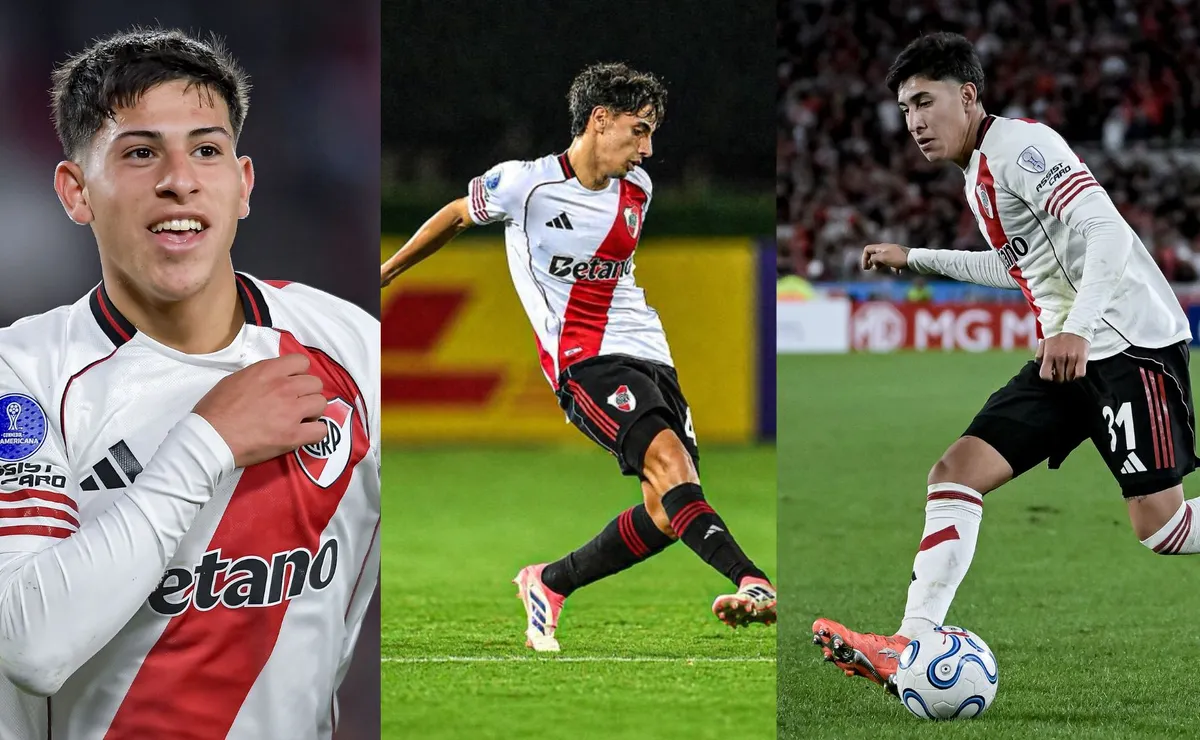 Lautaro Pereyra, Lucas Silva y Facundo González.