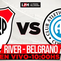 River vs. Belgrano EN VIVO: a qué hora juegan y transmisión gratis minuto a minuto