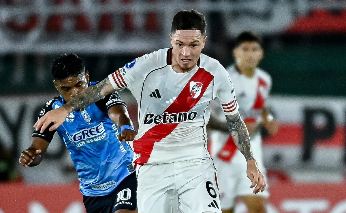 River empató 1-1 contra Blooming en el partido jugado en Bolivia.