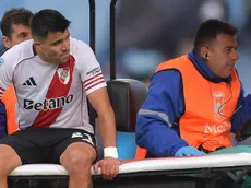 Malas noticias en River: Marcos Acuña salió por molestias física en la final