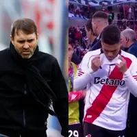 Coudet no subió a recibir la medalla y qué jugadores de River se la sacaron