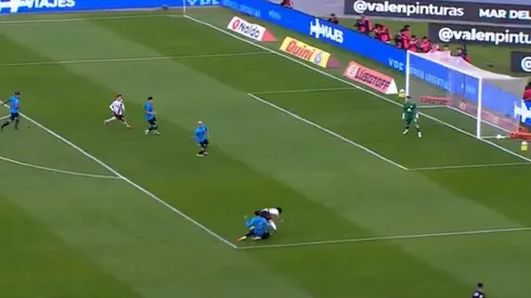 El penal a Juan Cruz Meza que reclamó River.