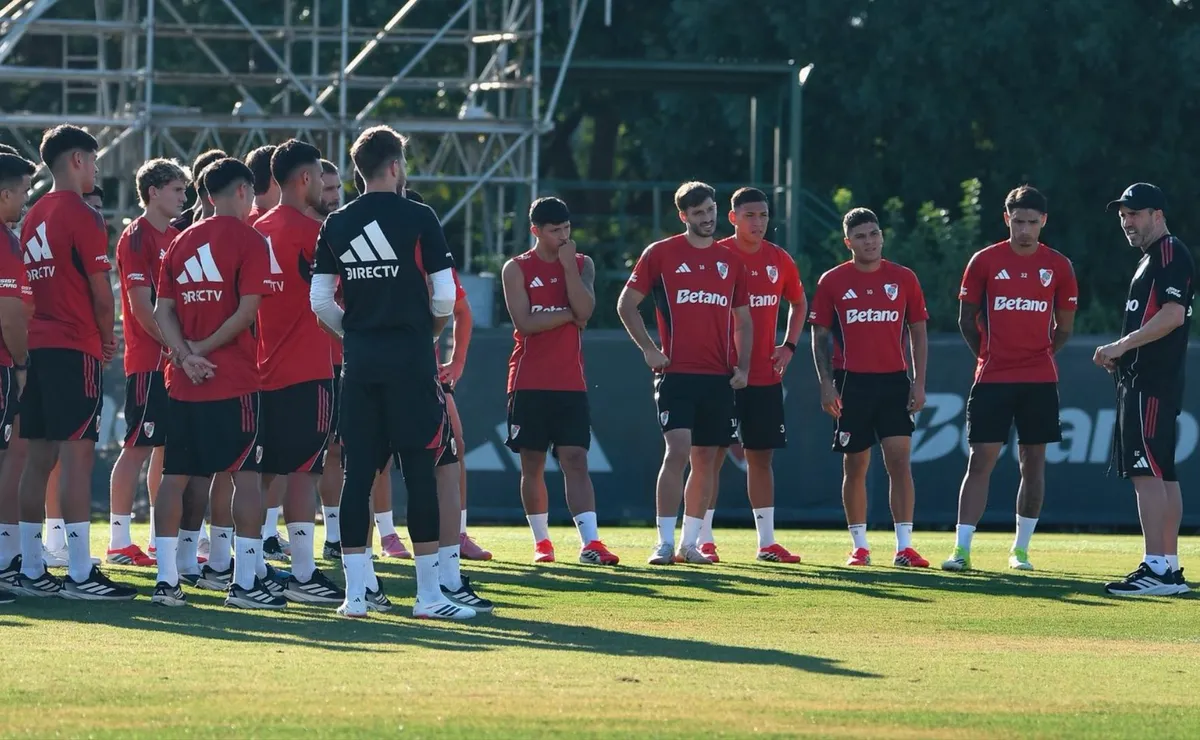 River puso primera en Ezeiza.