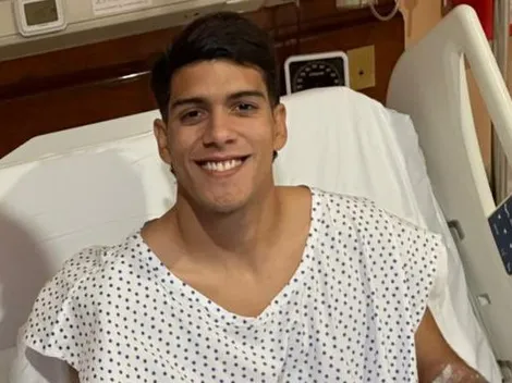 Tomás Nasif, cedido en Platense, fue operado de los ligamentos por los médicos de River