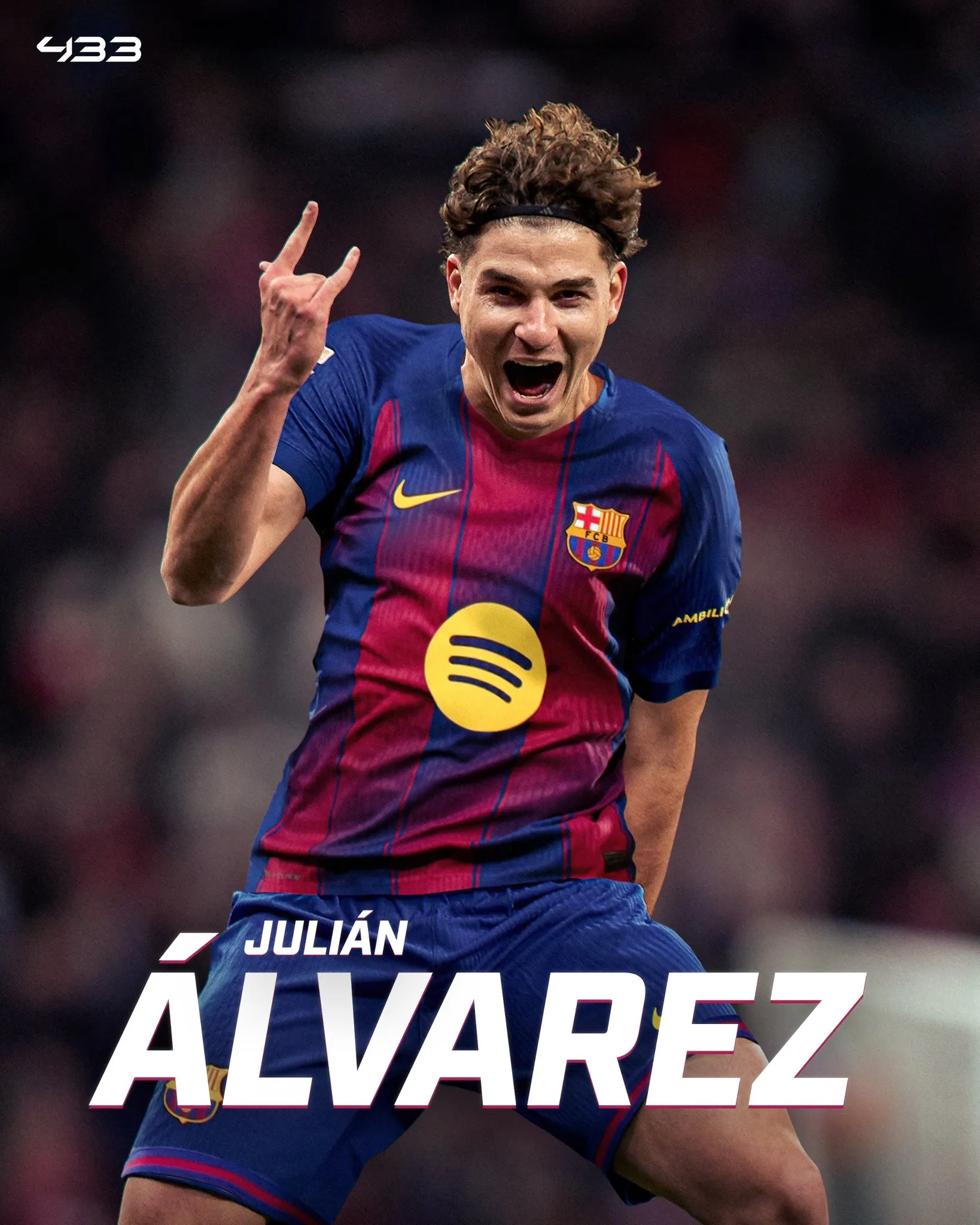 Así le quedaría la camiseta del Barcelona a Julián. (Foto: 433).