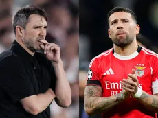 La respuesta de Coudet cuando le preguntaron por la llegada de Otamendi