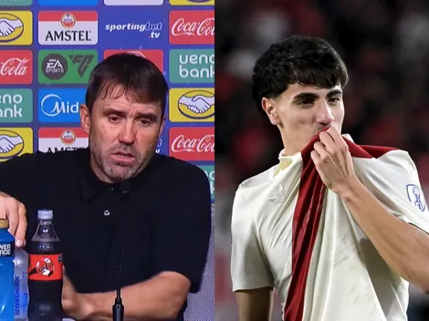 Coudet habló maravillas de Lucas Silva: las características que le elogió y "es la escuela de River"