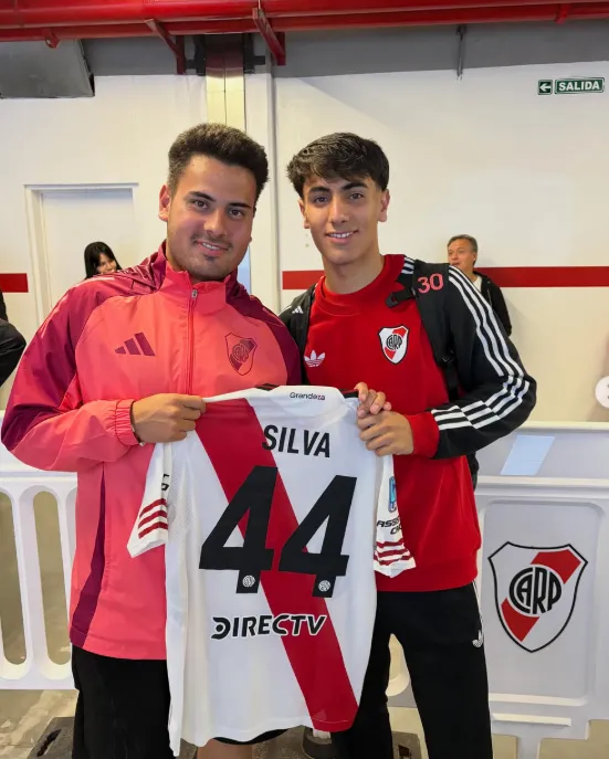 Lucas Silva junto a su hermano, Iván Silva.(Instagram)