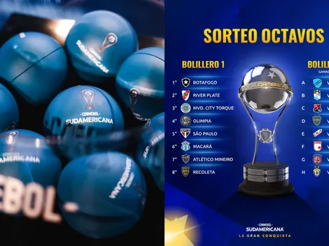 A qué hora es el sorteo de octavos de la Sudamericana y cómo verlo EN VIVO