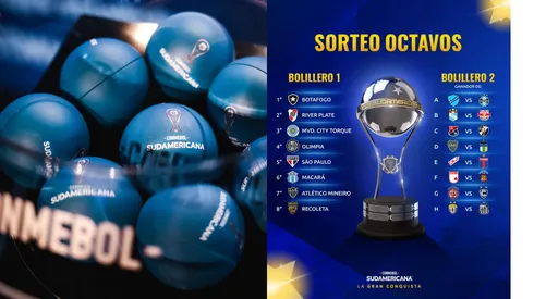 Todo lo que hay que saber del sorteo de la Sudamericana hoy.