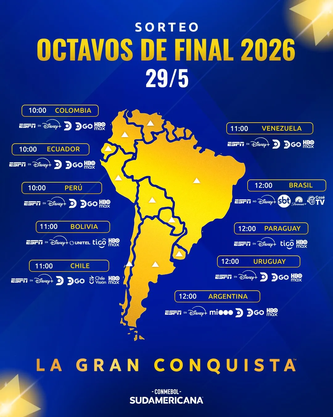 Horarios en el continente y dónde seguirlo en directo.