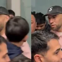 VIDEO: el primer encuentro de Otamendi con los hinchas de River en el Monumental