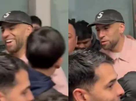 VIDEO: el primer encuentro de Otamendi con los hinchas de River en el Monumental