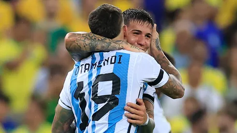 Enzo Fernández ganó el Mundial 2022 y la Copa América 2024 junto a Otamendi con la Selección Argentina.