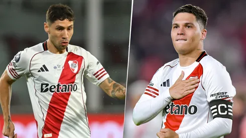 Gonzalo Montiel y Juanfer Quintero, dos de los convocados desde River para disputar el Mundial 2026.