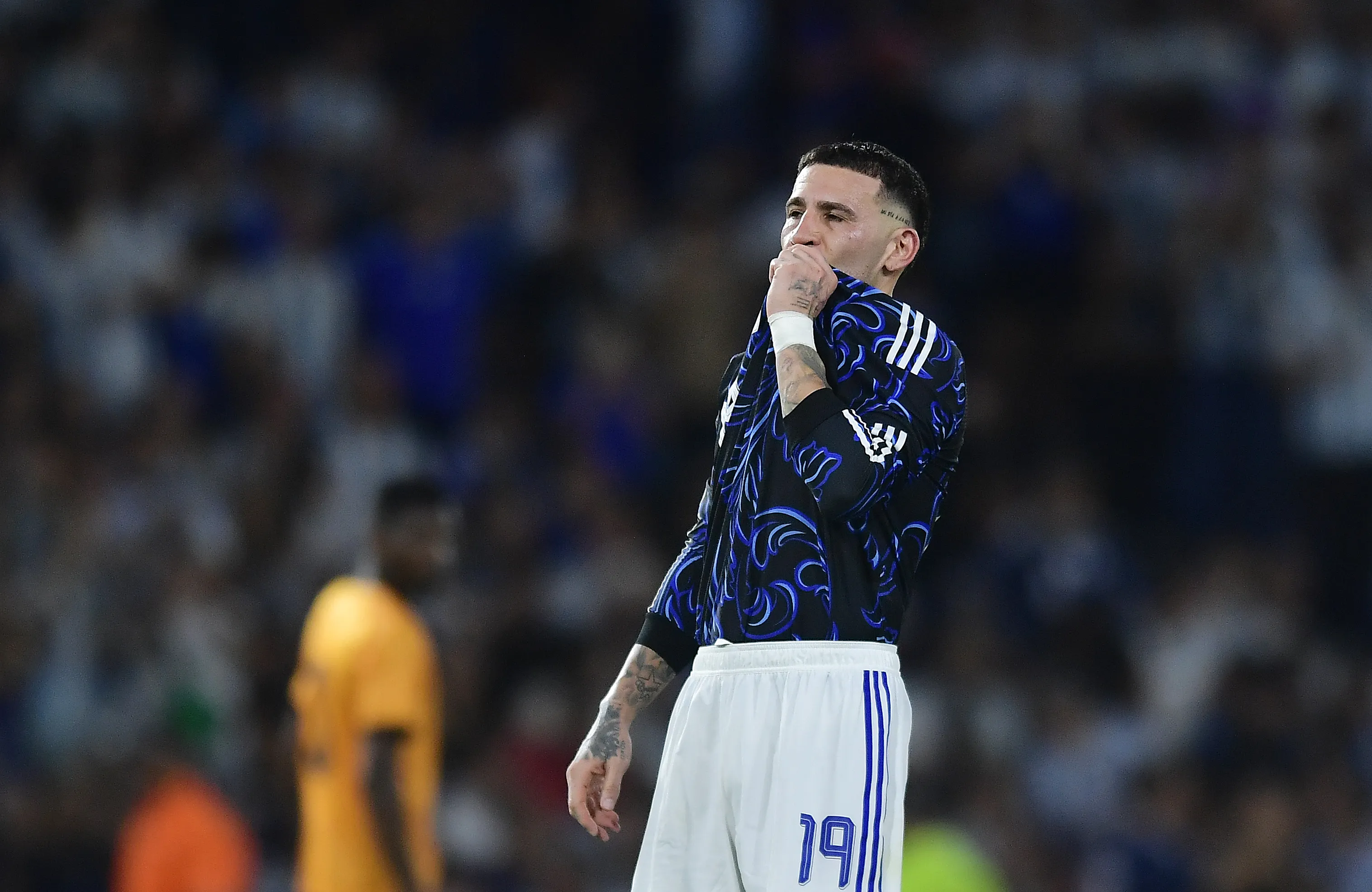 Otamendi (foto) y Montiel son los dos convocados pro la Selección Argentina del plantel de River al Mundial 2026. (Getty Images)