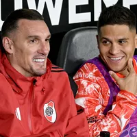 Di Carlo le puso fin a los rumores y habló sobre el futuro de Franco Armani y Juanfer Quintero en River