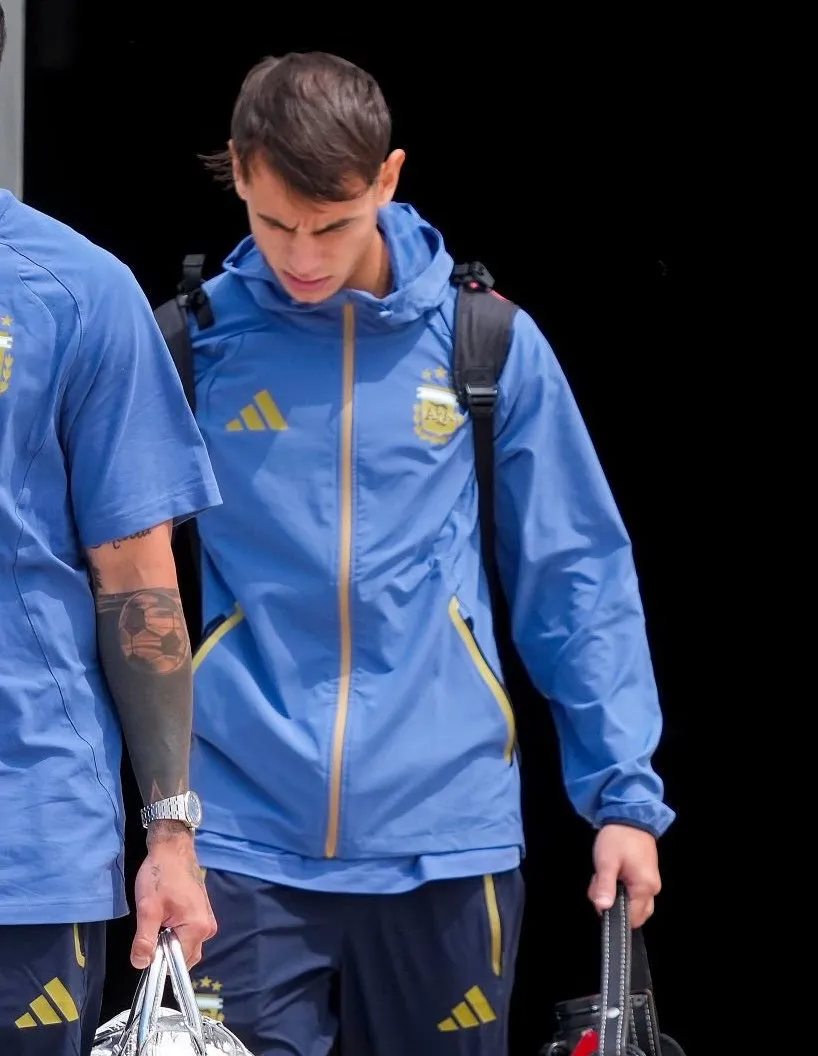Freitas, con la ropa de Argentina.