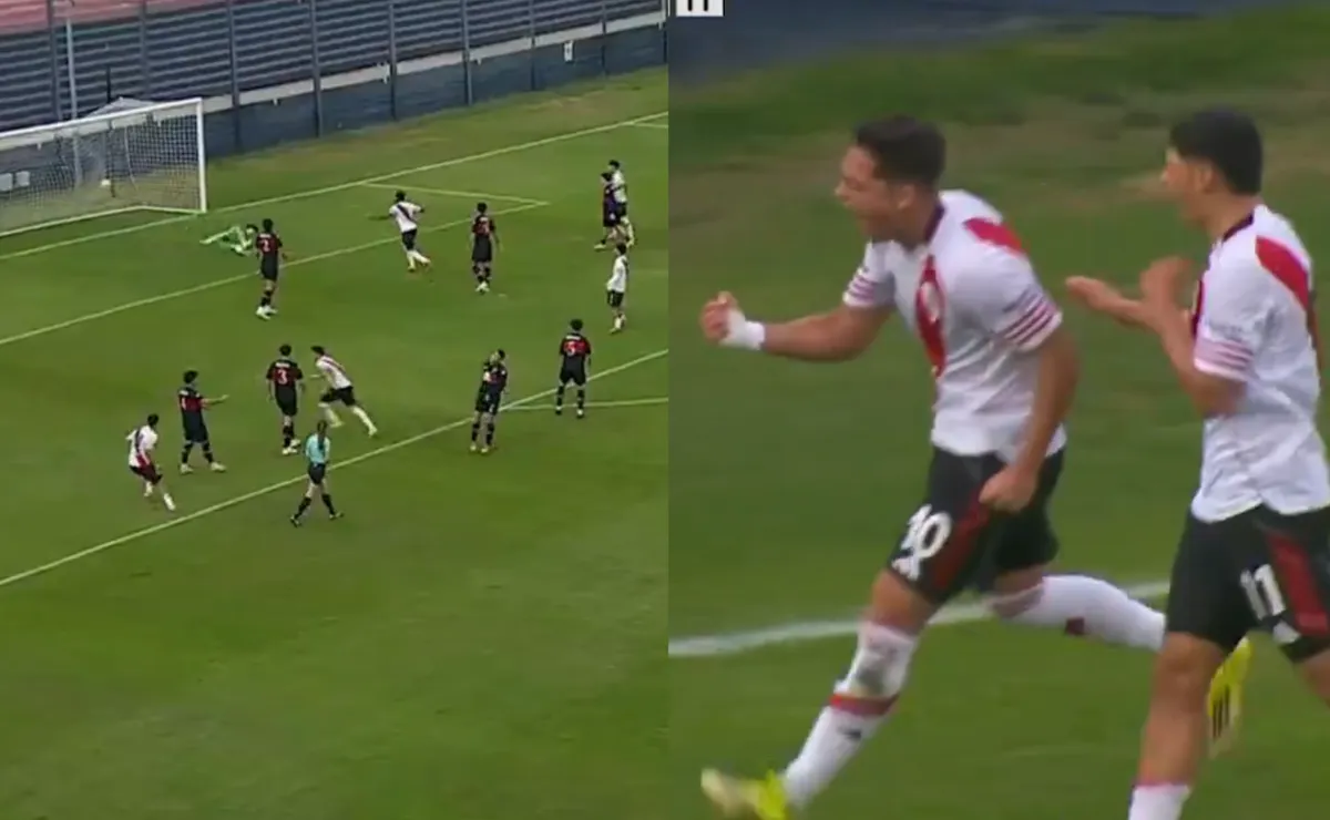 Acosta y un golazo de zurda para la Reserva.