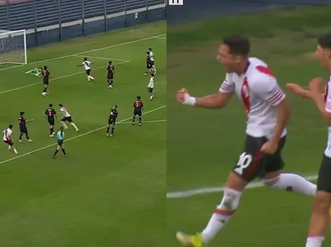 VIDEO: el golazo de Thiago Acosta para la Reserva de River contra Tigre