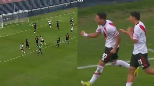 Acosta y un golazo de zurda para la Reserva.