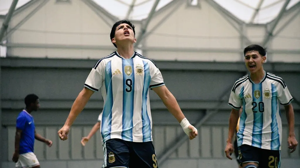 Bruno Cabral, goleador y figura de la Sub 16.