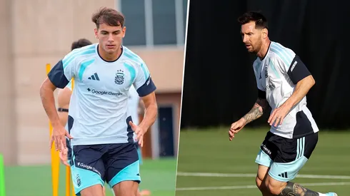 Tras destacarse en la Primera de River durante la primera mitad del 2026, Freitas se entrena junto a Messi.