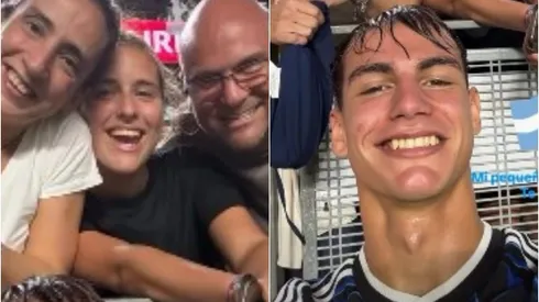 La familia Freitas estuvo presente en el debut de Joaquín con la Selección