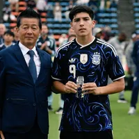 Bruno Cabral la rompió en la Selección Argentina Sub 16 y fue el goleador de la International Dream Cup