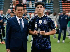 Bruno Cabral la rompió en la Selección Argentina Sub 16 y fue el goleador de la International Dream Cup