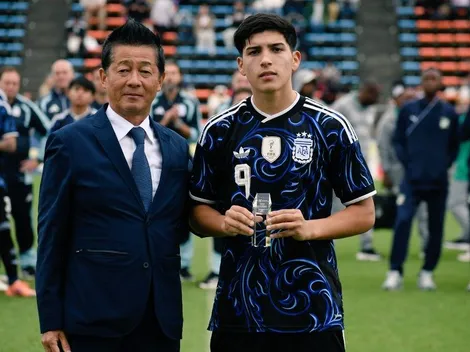 Bruno Cabral la rompió en la Selección Argentina Sub 16 y fue el goleador de la International Dream Cup