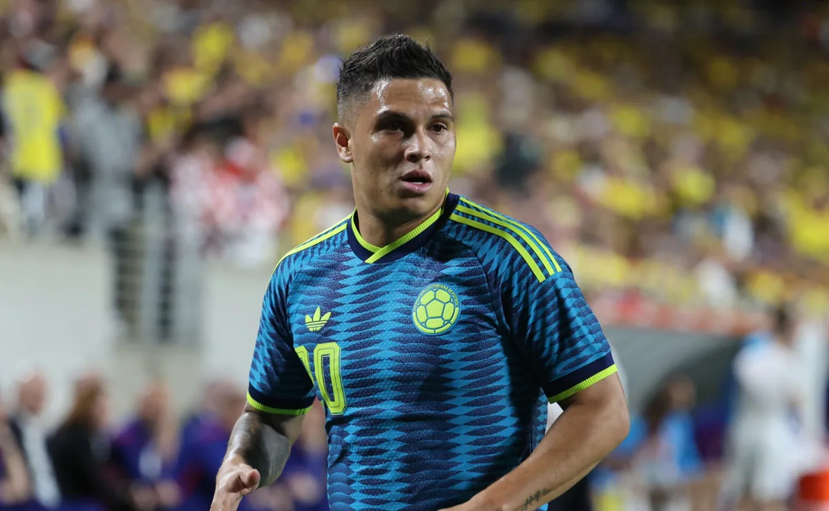 Fue capitán: minutos de Juanfer Quintero en Colombia ante Jordania