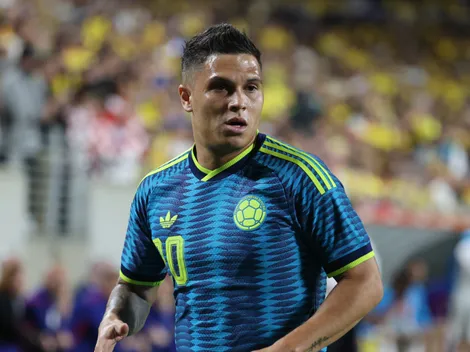 Fue capitán: minutos de Juanfer Quintero en Colombia ante Jordania