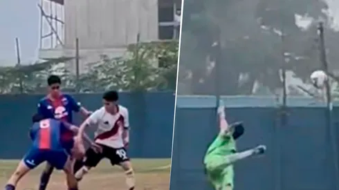 El gol de Lucas Flores ante Tigre.