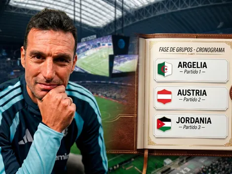 Fixture del Mundial 2026: a qué hora son los partidos de Argentina y qué canal los pasa