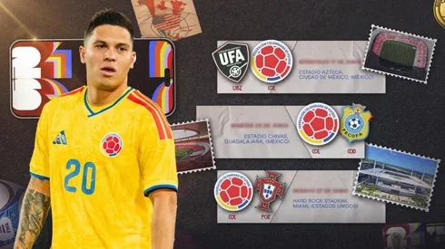 El fixture de Colombia en el Mundial 2026.
