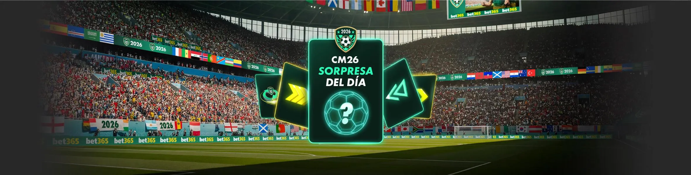 Oferta bet365 mundual : sorpreas del dia para el mundial.