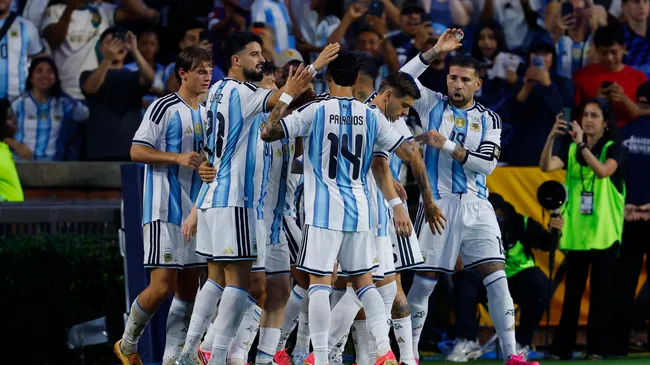 Argentina disputó su último amistoso antes del inicio del Mundial. (Foto: Getty).