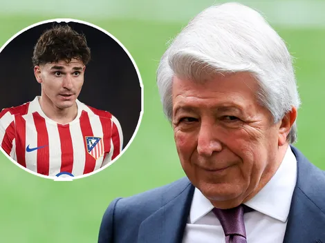 El presidente del Atlético descartó la salida de Julián y le respondió a Real Madrid