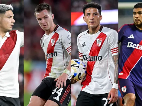 La complicación que tiene River para desprenderse de Galoppo, Salas, Castaño y Díaz