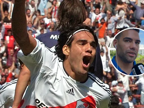 Con cariño y nostalgia: Falcao recordó su paso por la pensión de River