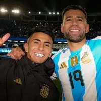 Las historias de Instagram de Nicolás Otamendi con Thiago Almada en el Mundial, mientras River negocia por él