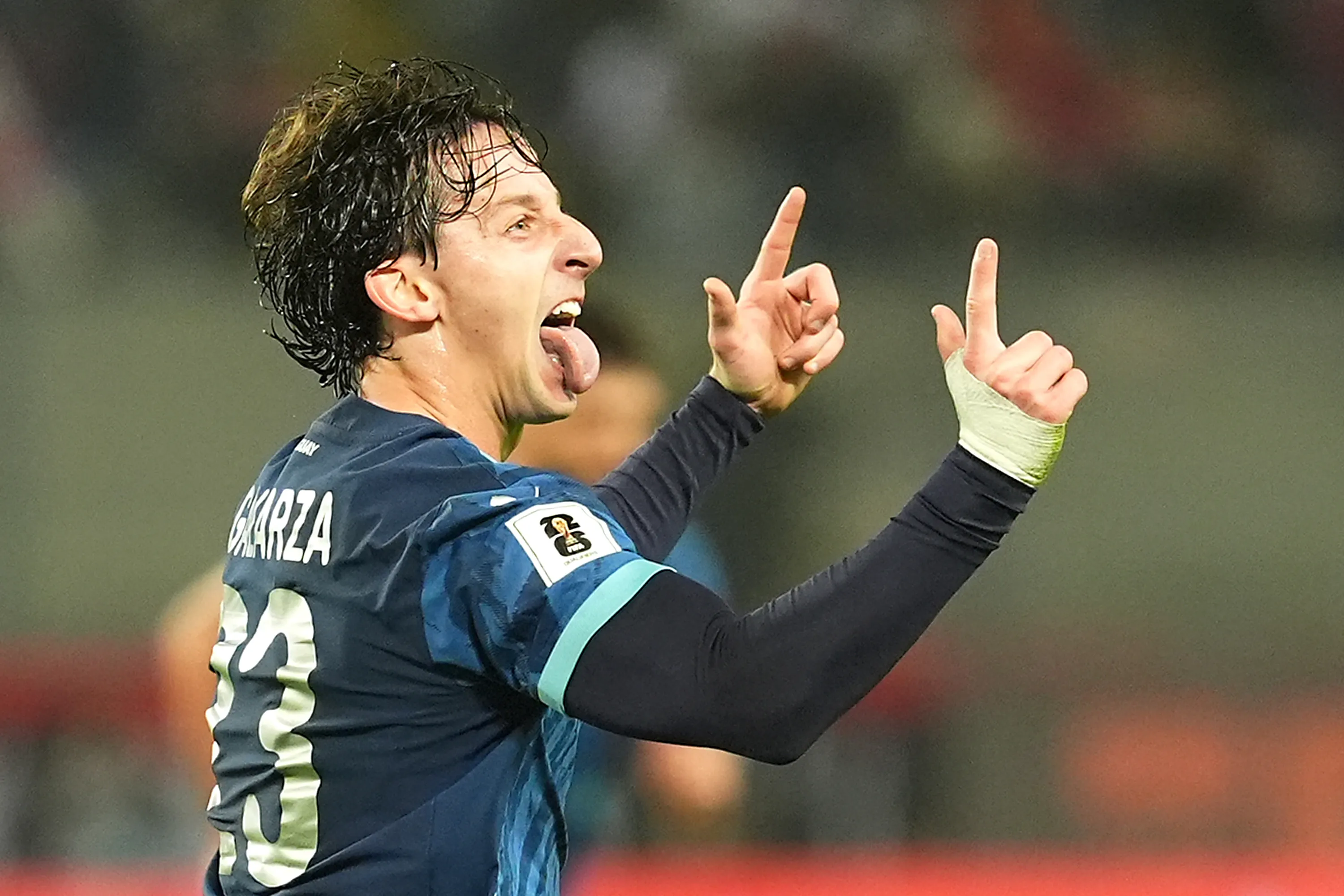 Galarza Fonda disputó 15 partidos con la selección paraguaya y convirtió tres goles. (Getty Images)